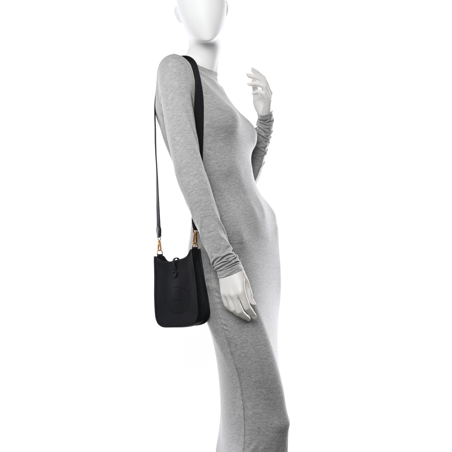 Hermes Taurillon Clemence Evelyne TPM Caban 2 of 11