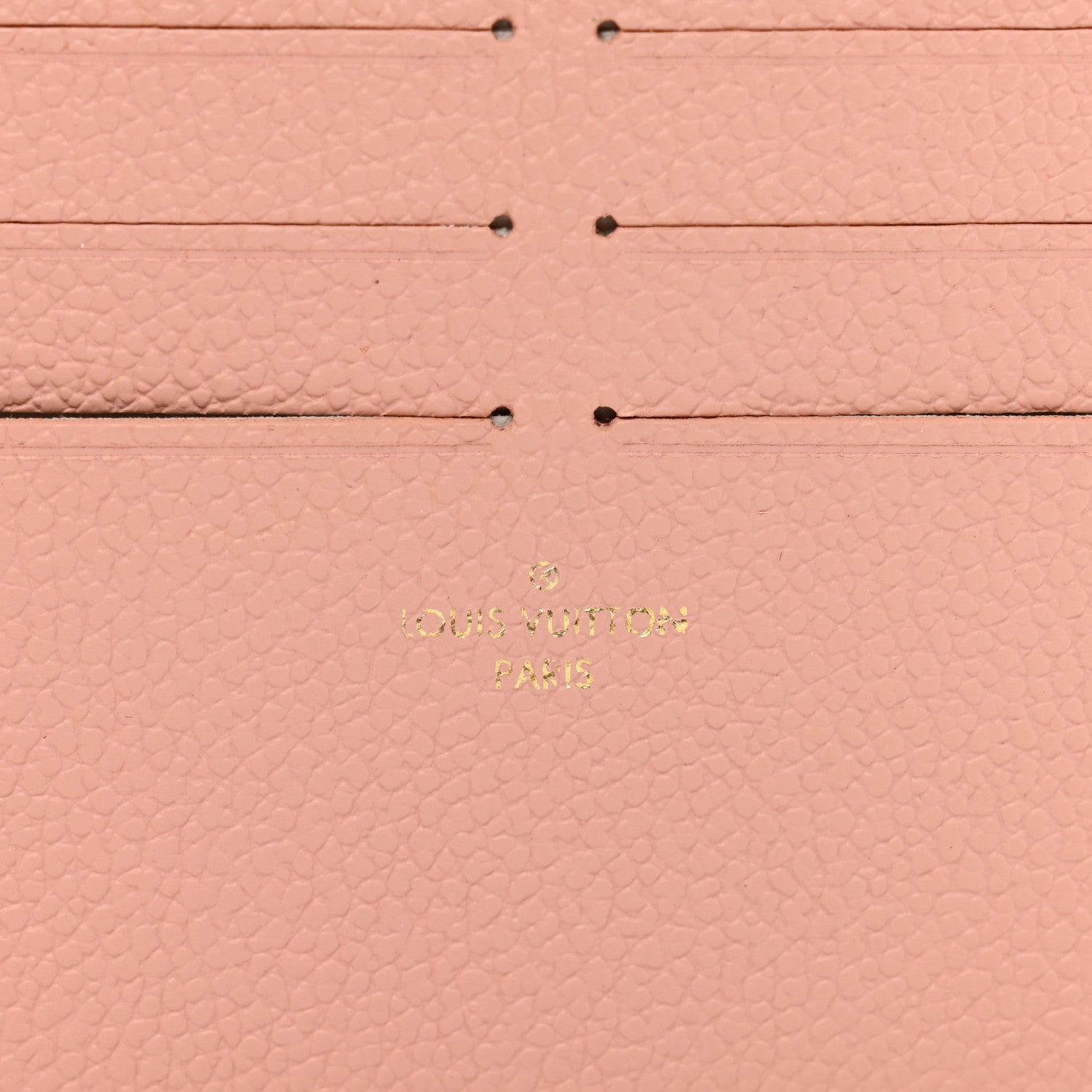Louis Vuitton Calfskin Felicie Card Holder Insert Rose Ballerine 6 of 6