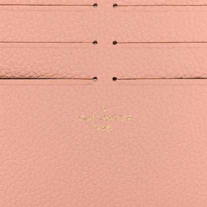 Louis Vuitton Calfskin Felicie Card Holder Insert Rose Ballerine 6 of 6