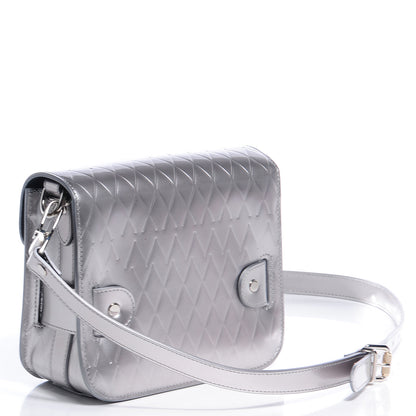 Proenza Schouler Diamond Embossed Patent Mini PS11 Classic Shoulder Bag Silver 3 of 8