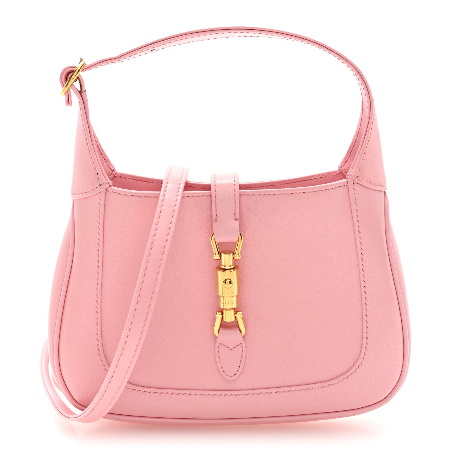 Gucci Boarded Dyana Lux Calfskin Mini Jackie 1961 Hobo Wild Rose 1 of 9