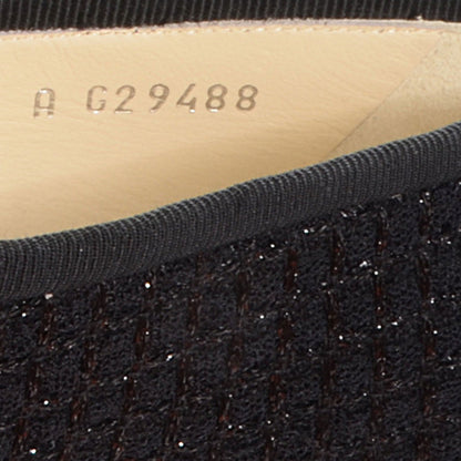 Chanel Tweed Cap Toe Ballet Flats 37 Black 8 of 8