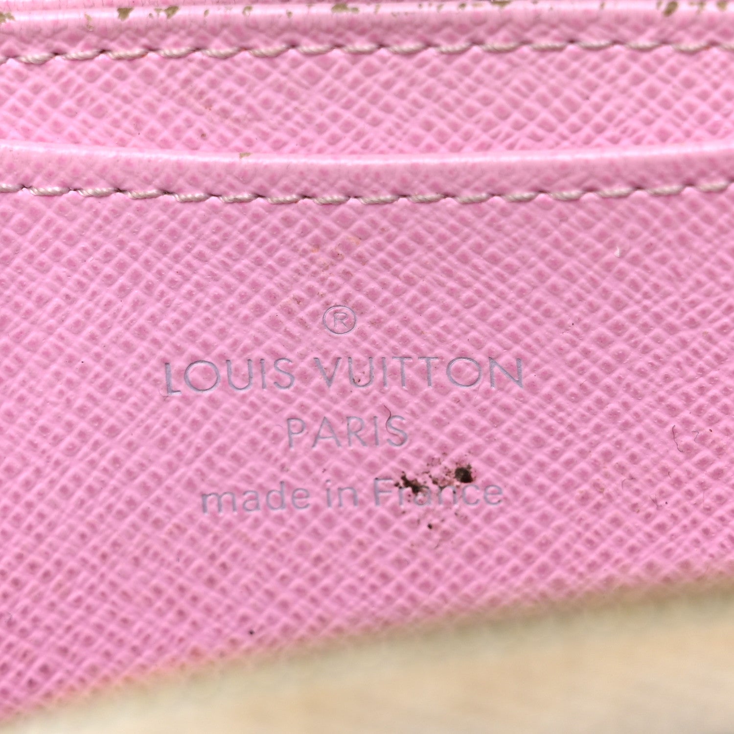 Louis Vuitton Monogram Multicolor Zippy Coin Purse Wallet White Litchi 5 of 10