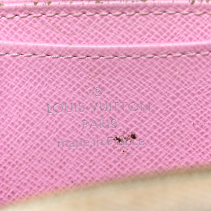 Louis Vuitton Monogram Multicolor Zippy Coin Purse Wallet White Litchi 5 of 10