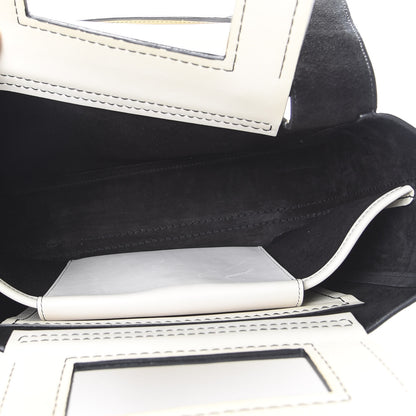Celine Natural Calfskin Small Square With Pocket White 4 of 17
