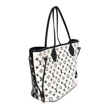 Louis Vuitton Empreinte Spring In The City Neverfull MM Black White Pink 3 of 9