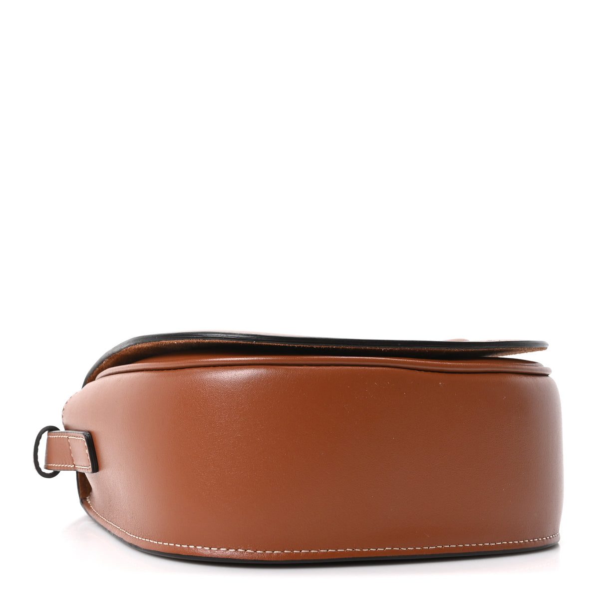 Smooth Calfskin Cuir Triomphe Folco Crossbody Bag Tan