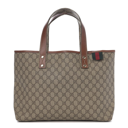 Gucci GG Plus Monogram Medium Signature Web Loop Tote Brown 1 of 12