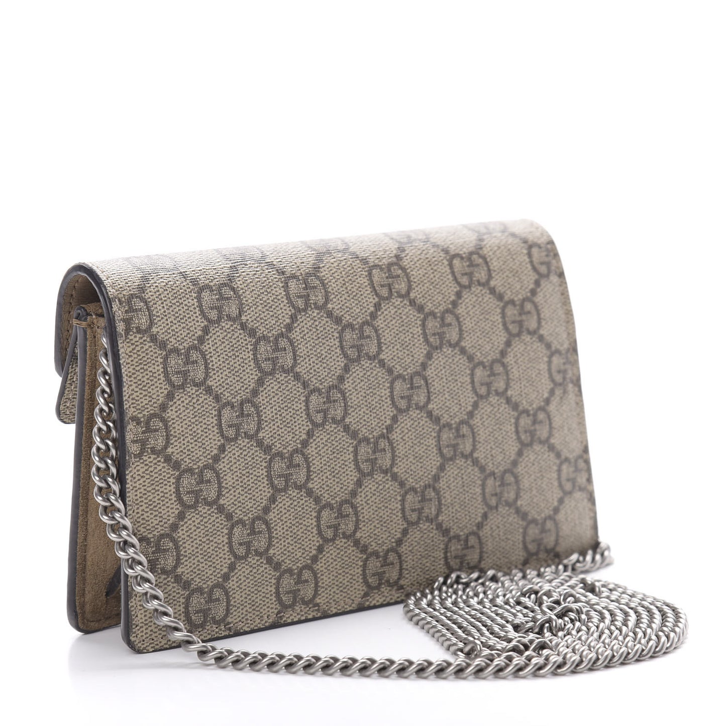 GG Supreme Monogram Super Mini Dionysus Shoulder Bag Taupe