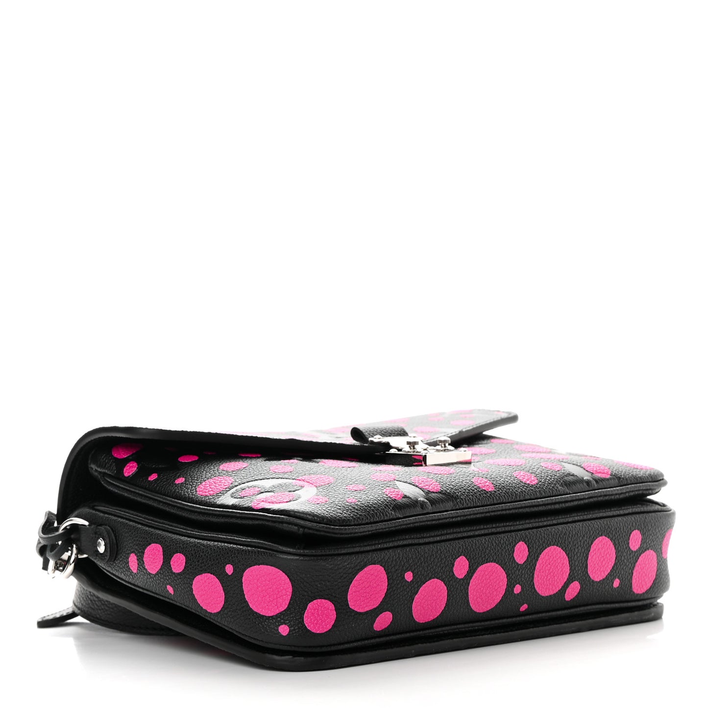 LV x YK Empreinte Monogram Giant Pochette Metis Black Fuchsia