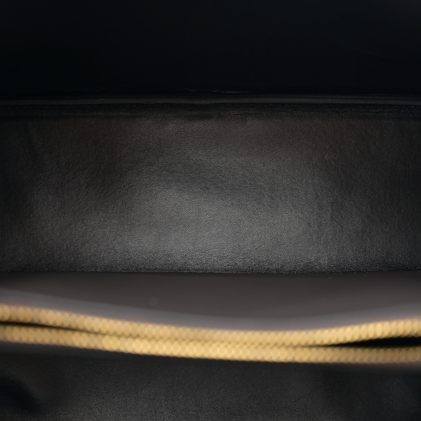 Saffiano Cuir Calfskin Matinee Tote Fumo Black