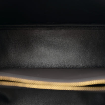 Prada Saffiano Cuir Calfskin Matinee Tote Fumo Black 5 of 10