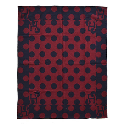 Hermes Wool Cashmere Avalon Dots Blanket Mure 1 of 4