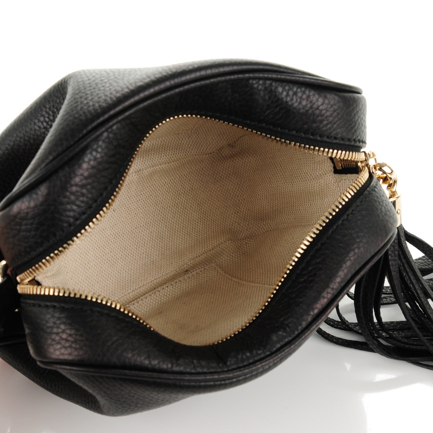 Gucci Pebbled Calfskin Small Soho Disco Bag Black 5 of 7