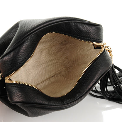 Gucci Pebbled Calfskin Small Soho Disco Bag Black 5 of 7