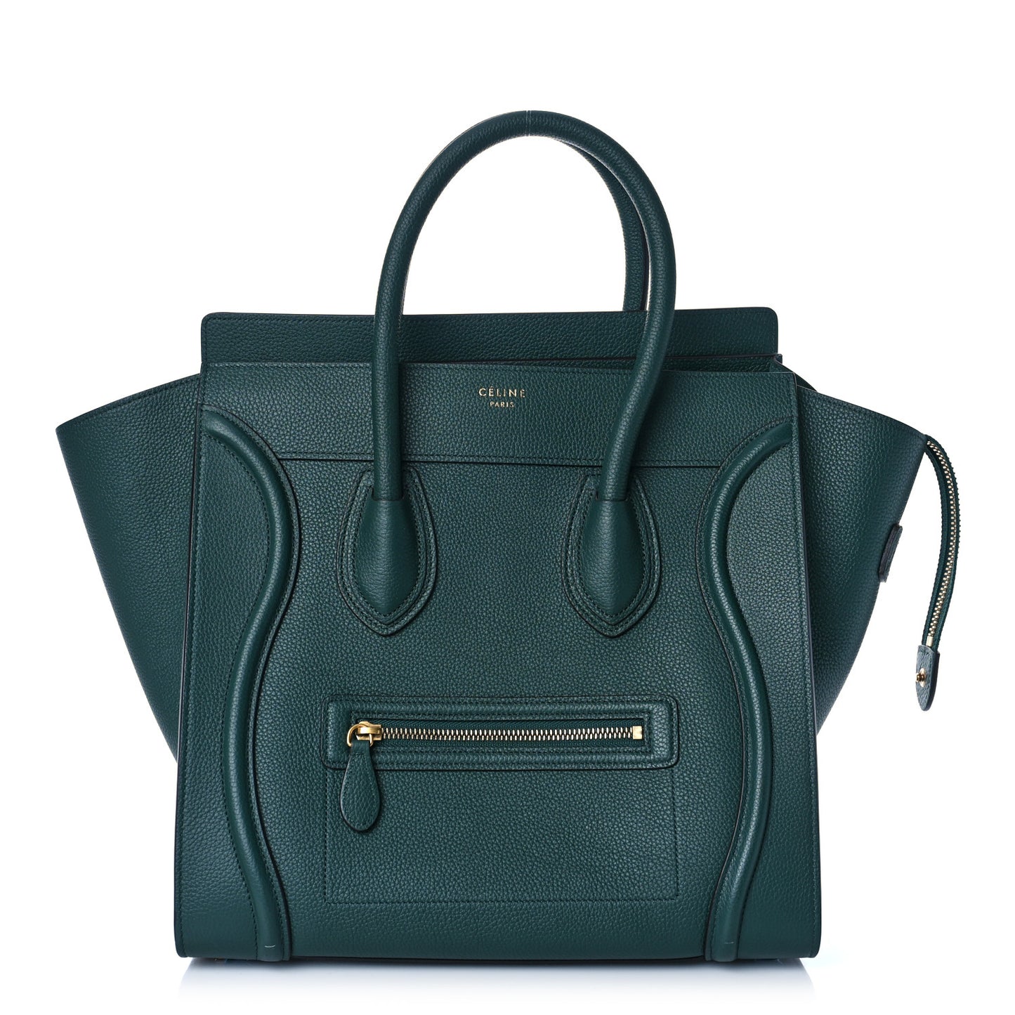 Drummed Calfskin Mini Luggage Amazone