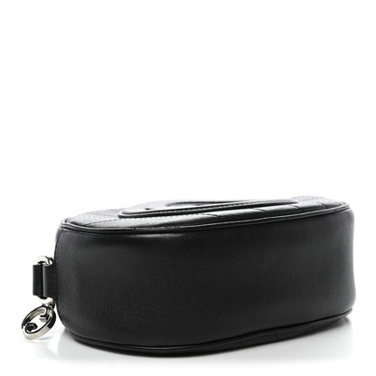 Gucci Sakai Be Green Calfskin Diagonal Stitched Mini Blondie Shoulder Bag Black 4 of 11