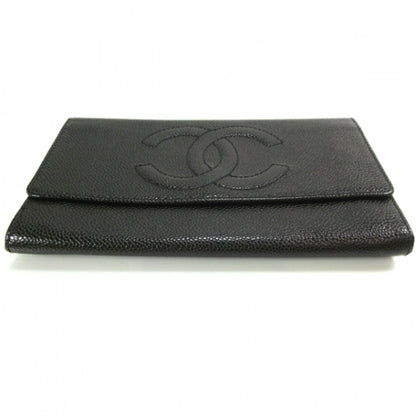 Chanel Caviar CC Flap Wallet Black 4 of 5
