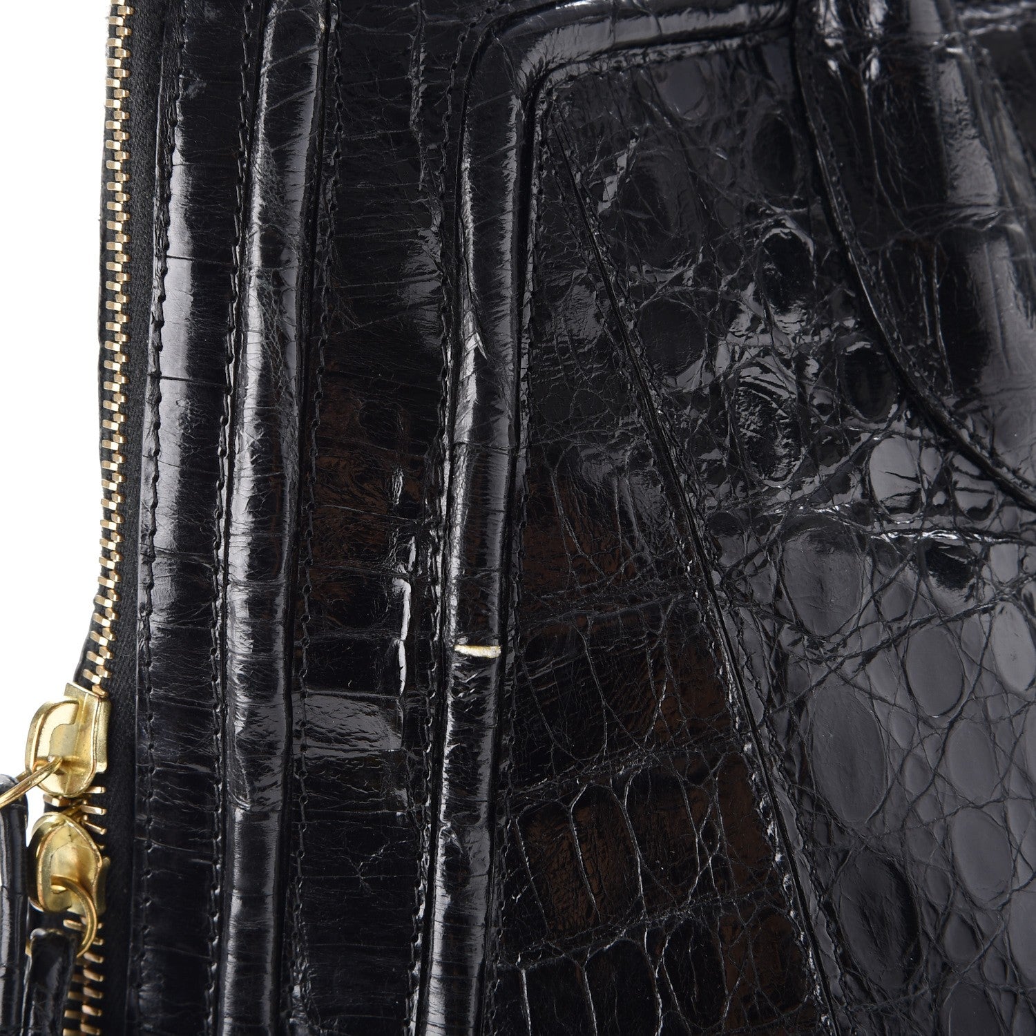 Nancy Gonzalez Crocodile Top Handle Tote Black 24 of 25