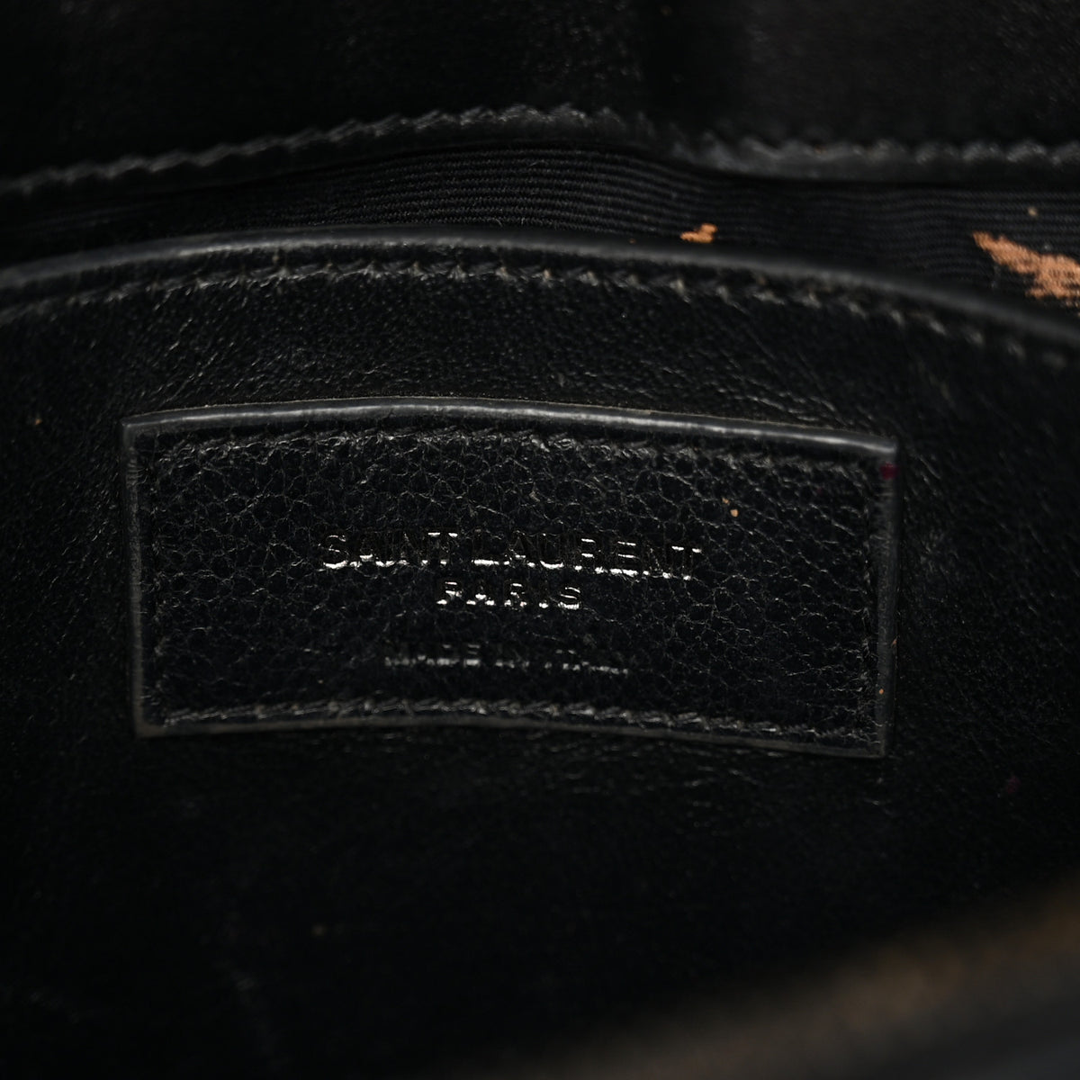 Saint Laurent Calfskin Y Quilted Monogram Monochrome Small Loulou Chain Satchel Black 6 of 15