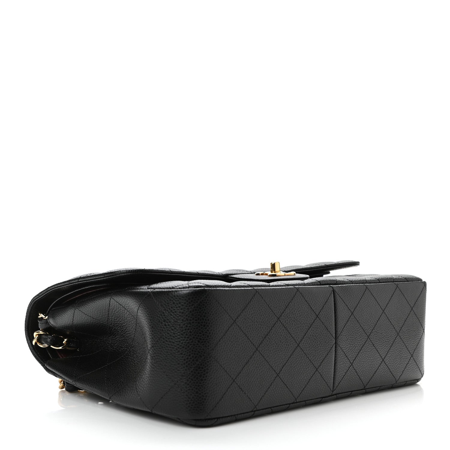 Chanel Caviar Quilted Jumbo Double Flap Black 4 of 11