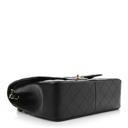 Chanel Caviar Quilted Jumbo Double Flap Black 4 of 11