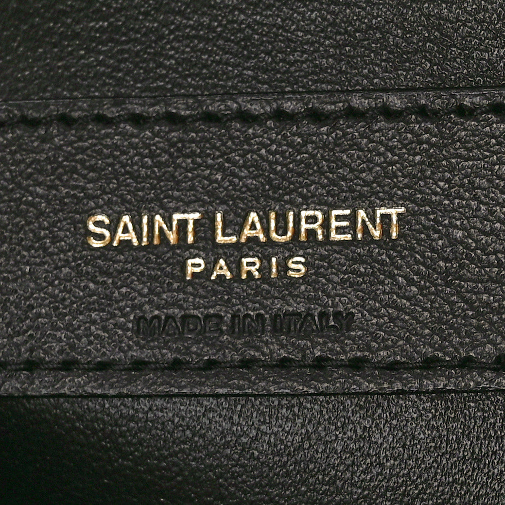 Suede Calfskin Mini Quilted Monogram Camera Bag Golden Leaf