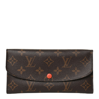 Louis Vuitton Monogram Emilie Wallet Piment 1 of 8