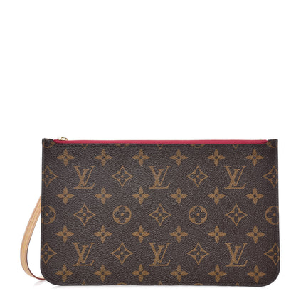 Louis Vuitton Monogram Neverfull MM GM Pochette Pivoine 1 of 8