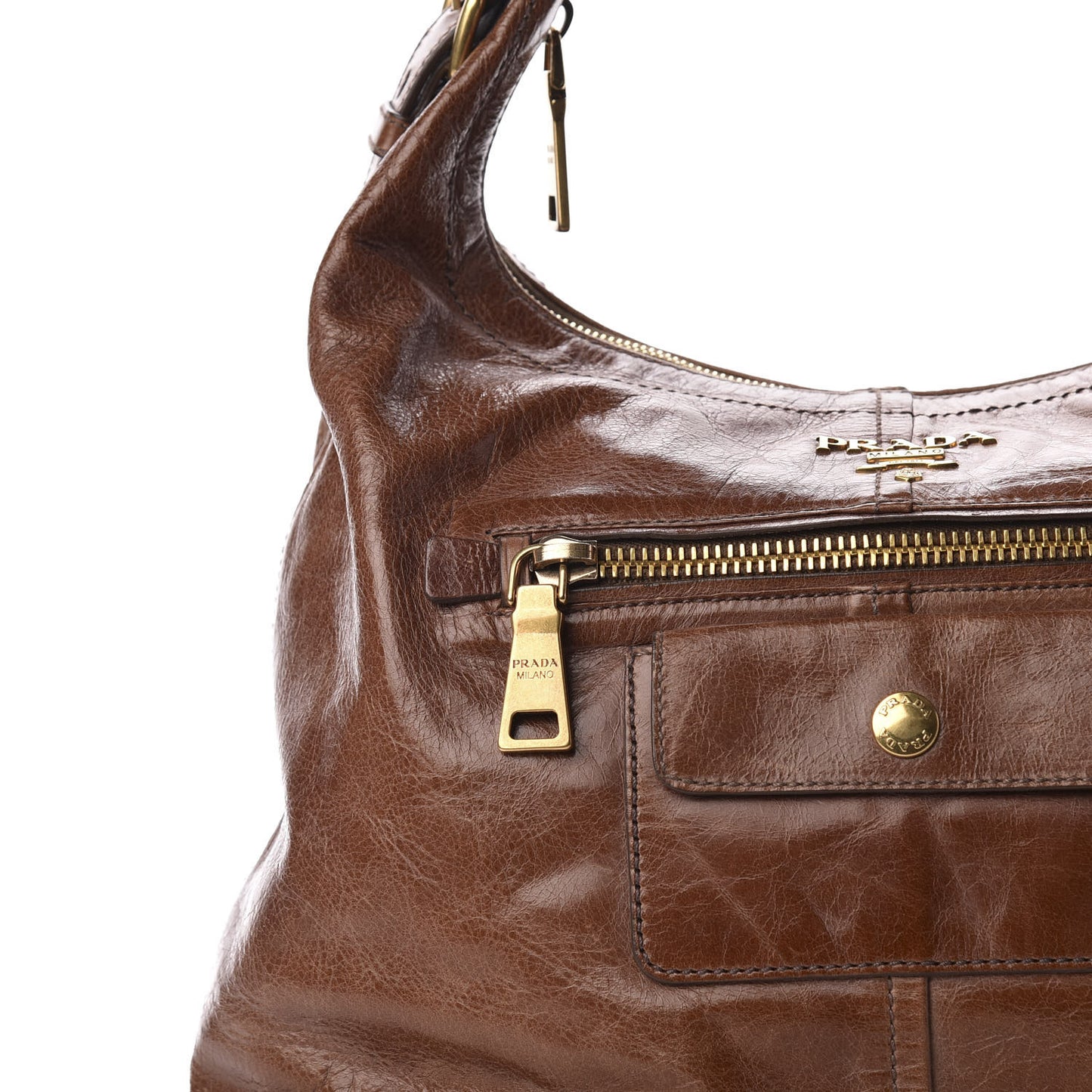 Vitello Shine Hobo Palissandro