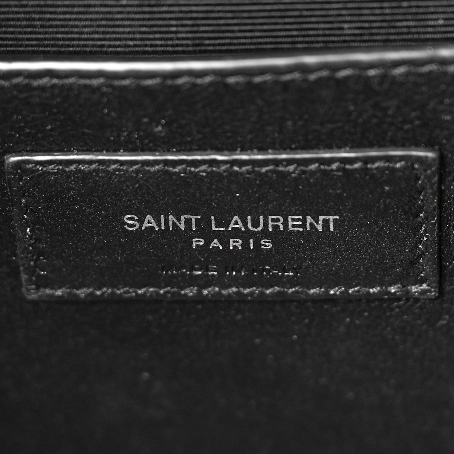 Grain De Poudre Textured Mixed Matelasse Triquilt Medium Monogram Satchel Black