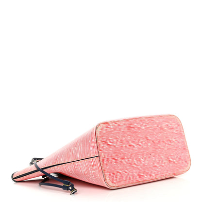 Louis Vuitton Epi Neverfull MM Denim Red 4 of 16