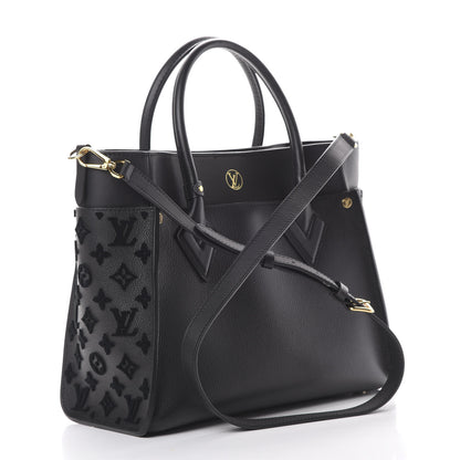 Louis Vuitton Calfskin Monogram Tufting On My Side Black 5 of 19
