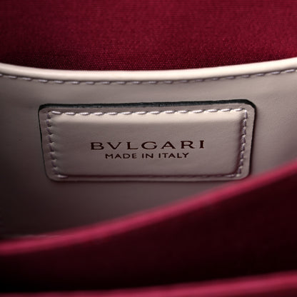 Bulgari Calfskin Serpenti Forever Top Handle White 6 of 15