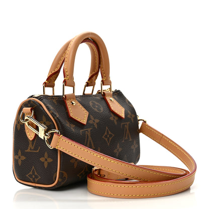 Louis Vuitton Monogram Nano Speedy Bandouliere 3 of 11
