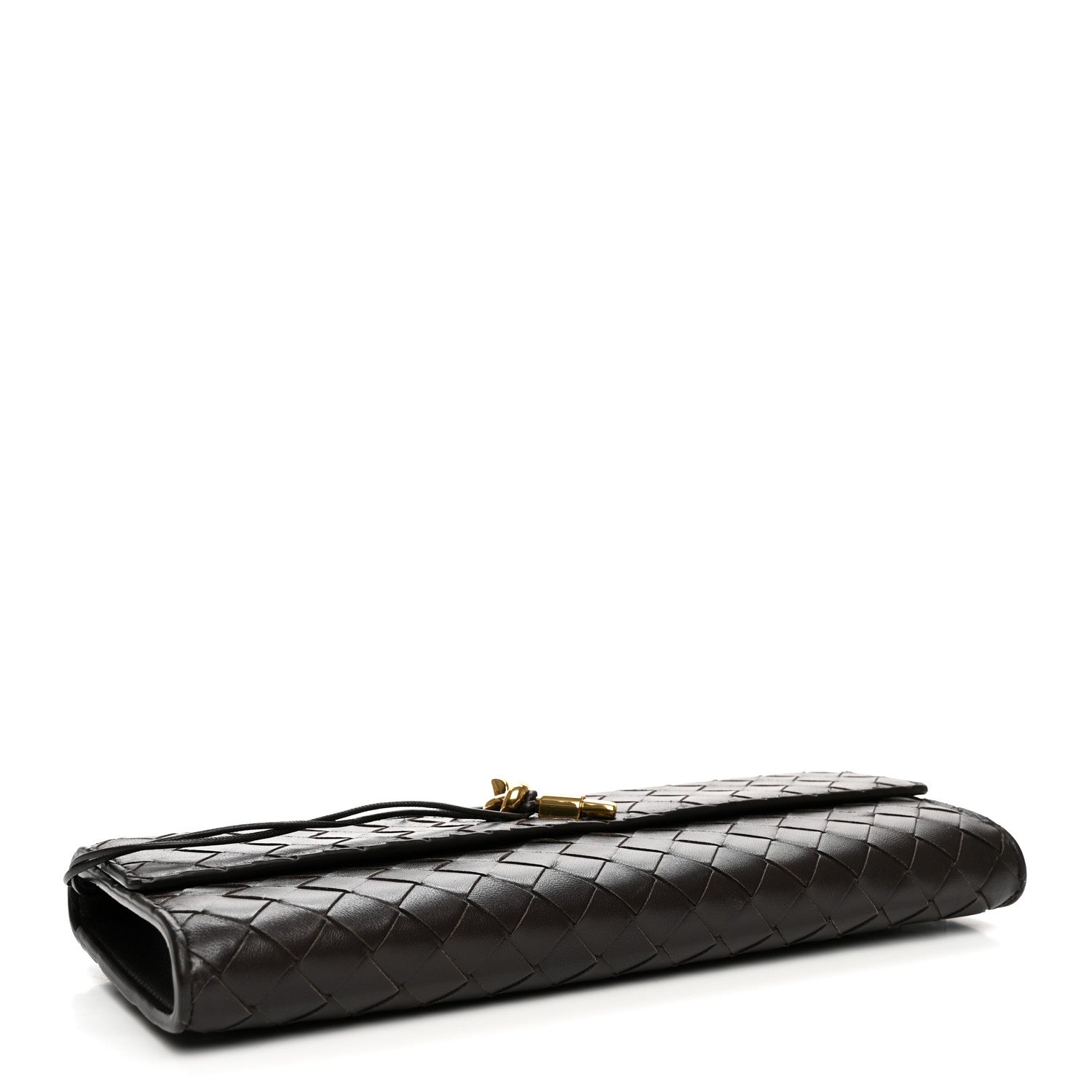 Bottega Veneta Nappa Intrecciato Long Andiamo Top Handle Clutch  Fondant 4 of 7
