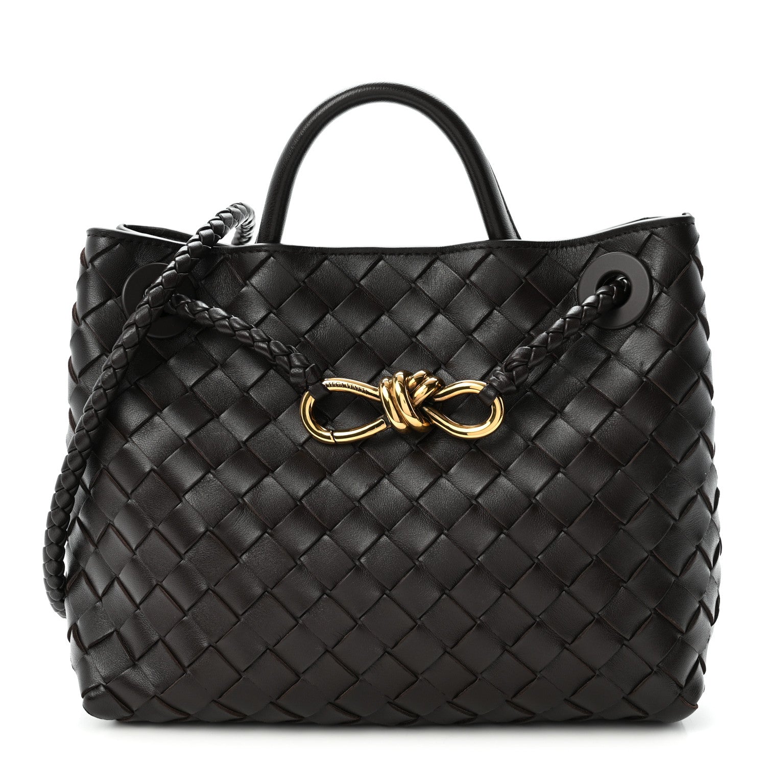 Bottega Veneta Nappa Intrecciato Small Andiamo Shoulder Bag Fondant 1 of 9