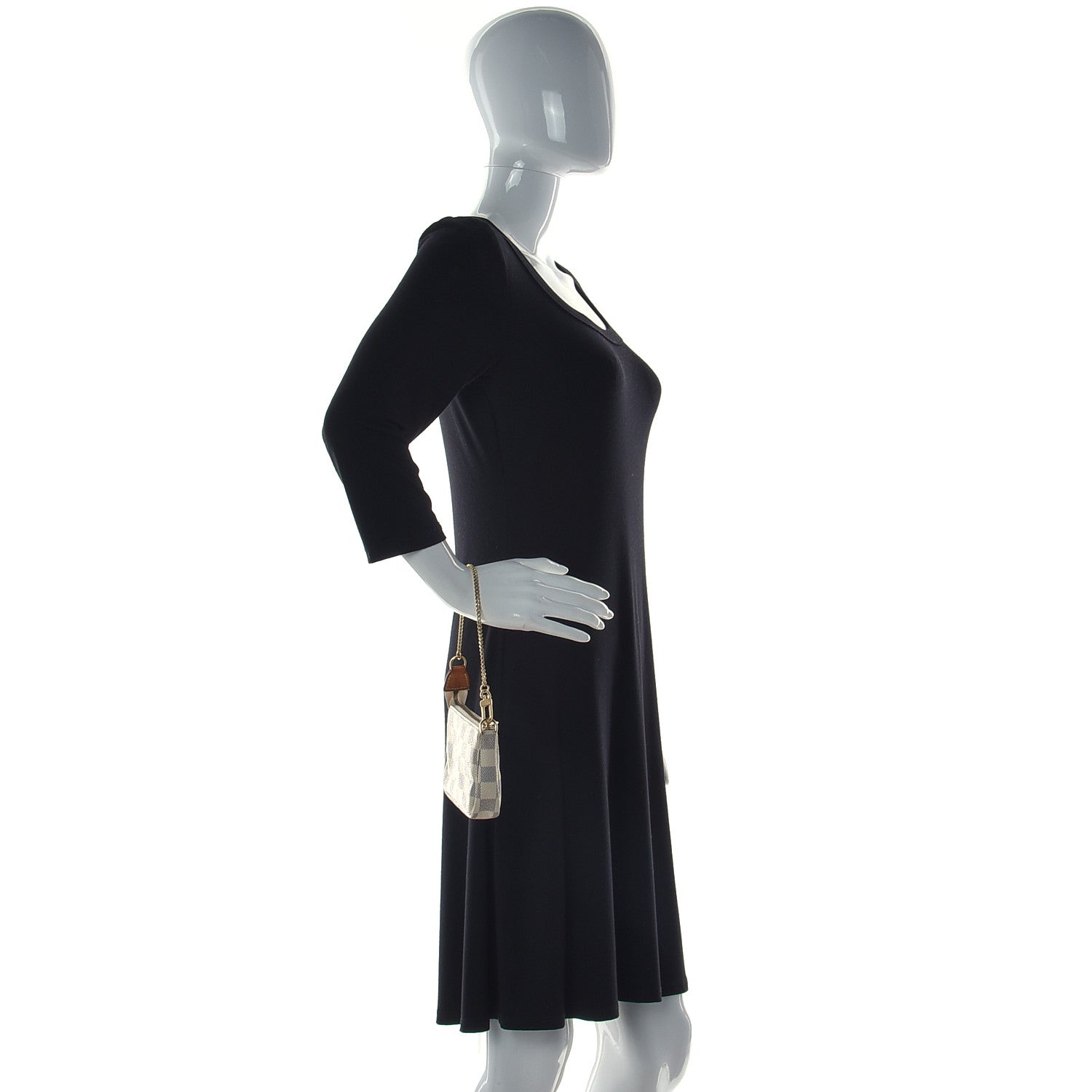 Louis Vuitton Damier Azur Mini Pochette Accessories 3 of 9