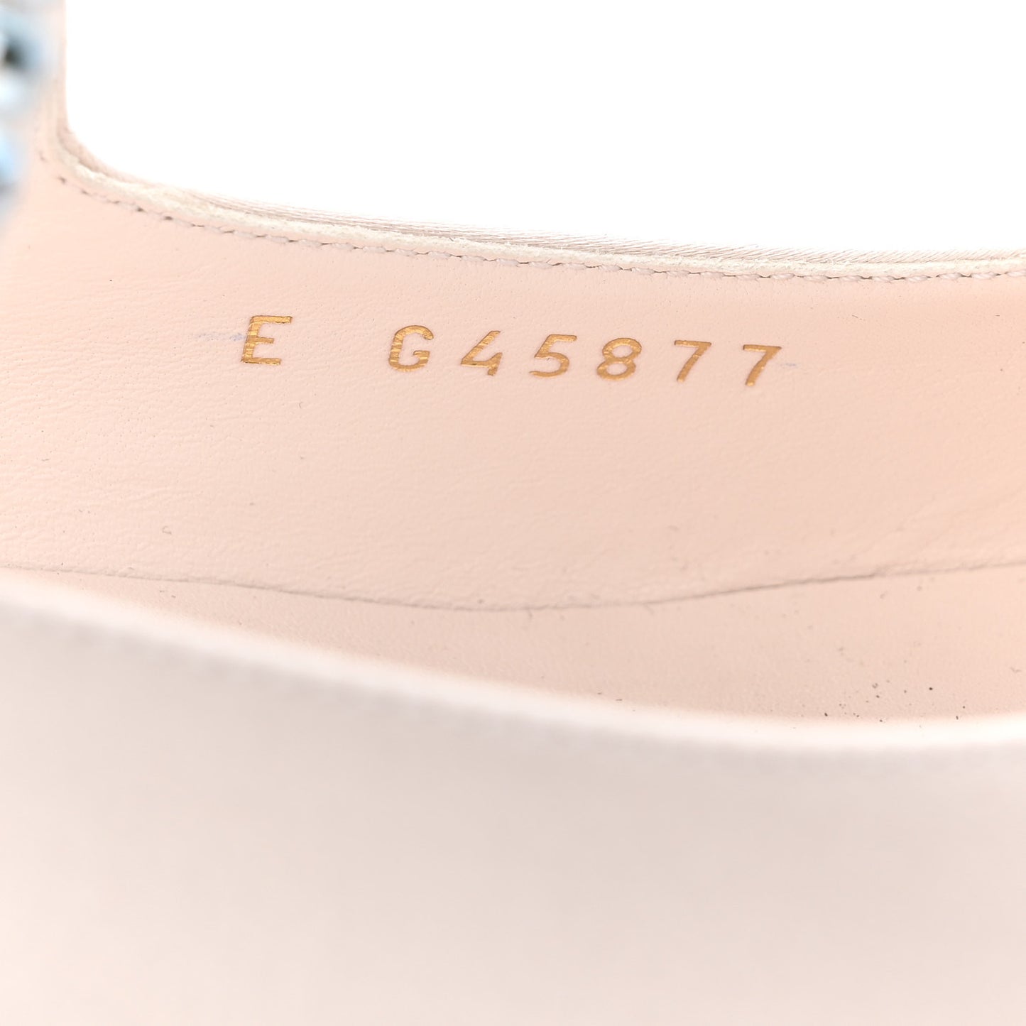 Strass Satin Grosgrain Mary Jane Flats 38 Ivory Black