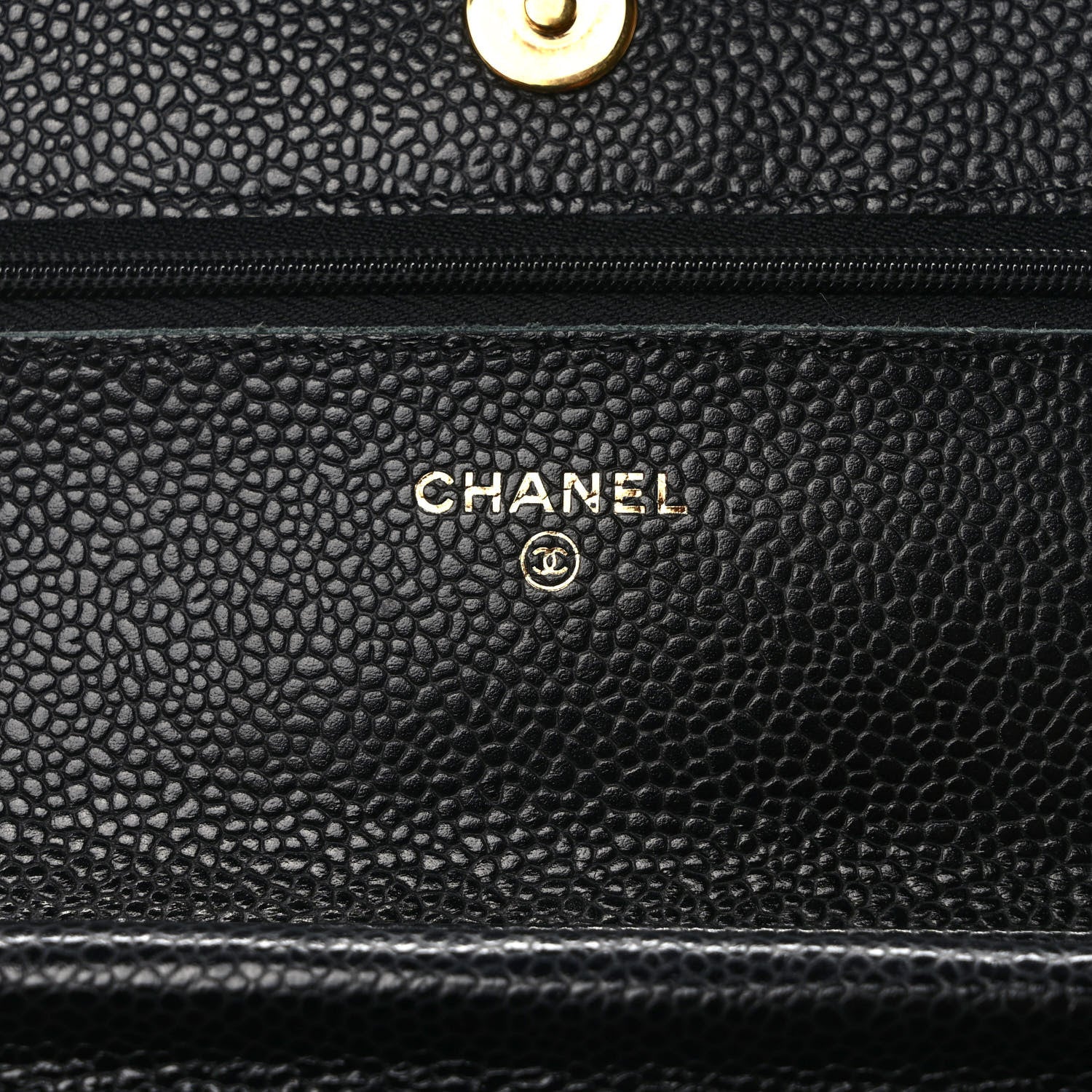 Chanel Caviar Quilted Wallet On Chain WOC Black 6 of 9