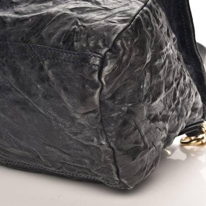Givenchy Tumbled Sheepskin Medium Pandora Navy 9 of 10