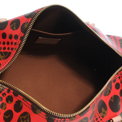 Louis Vuitton Monogram Kusama Pumpkin Dots Papillon 30 Red 6 of 9