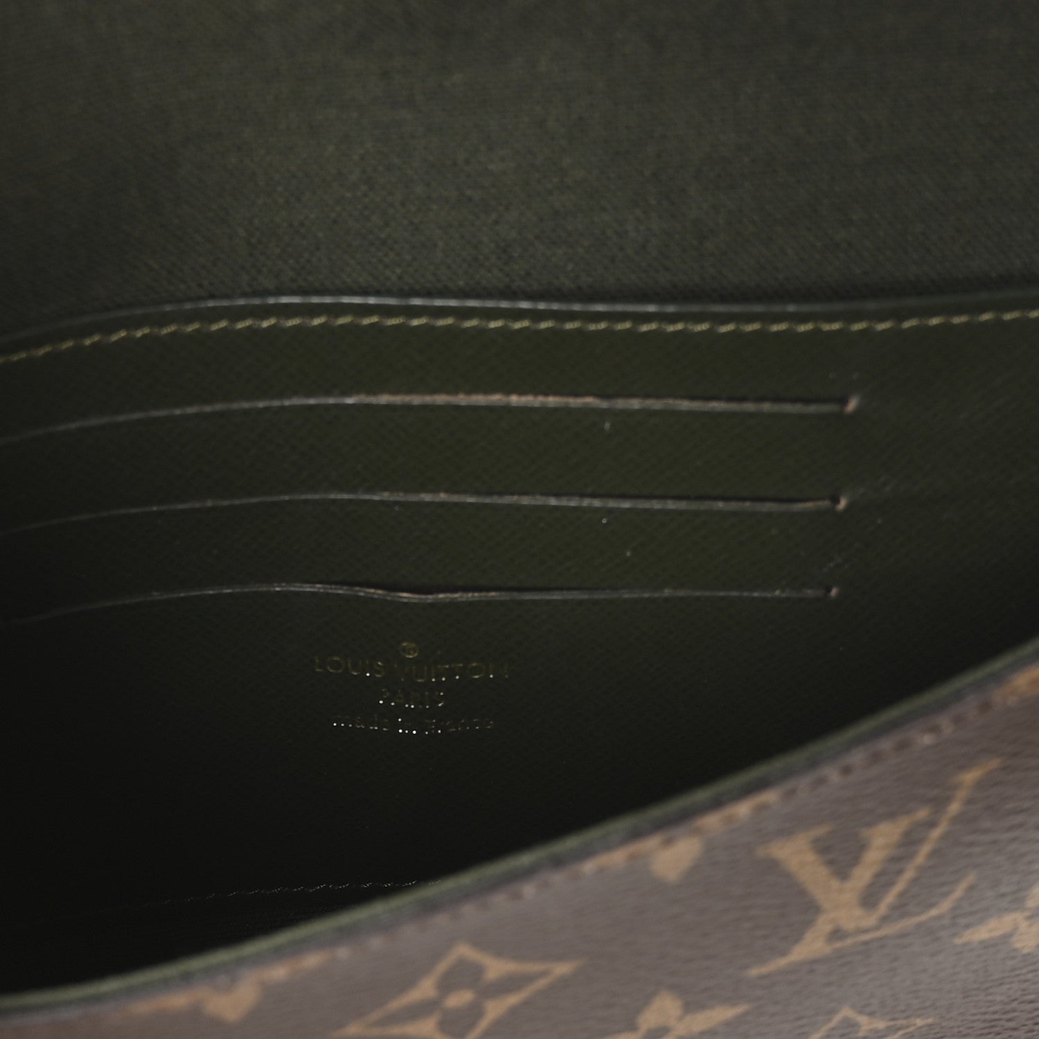 Louis Vuitton Monogram Felicie Strap & Go Kaki 6 of 10
