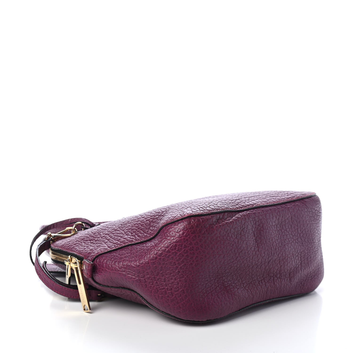 Burberry Heritage Grain Medium Orchard Bowling Bag Damson Magenta 3 of 4