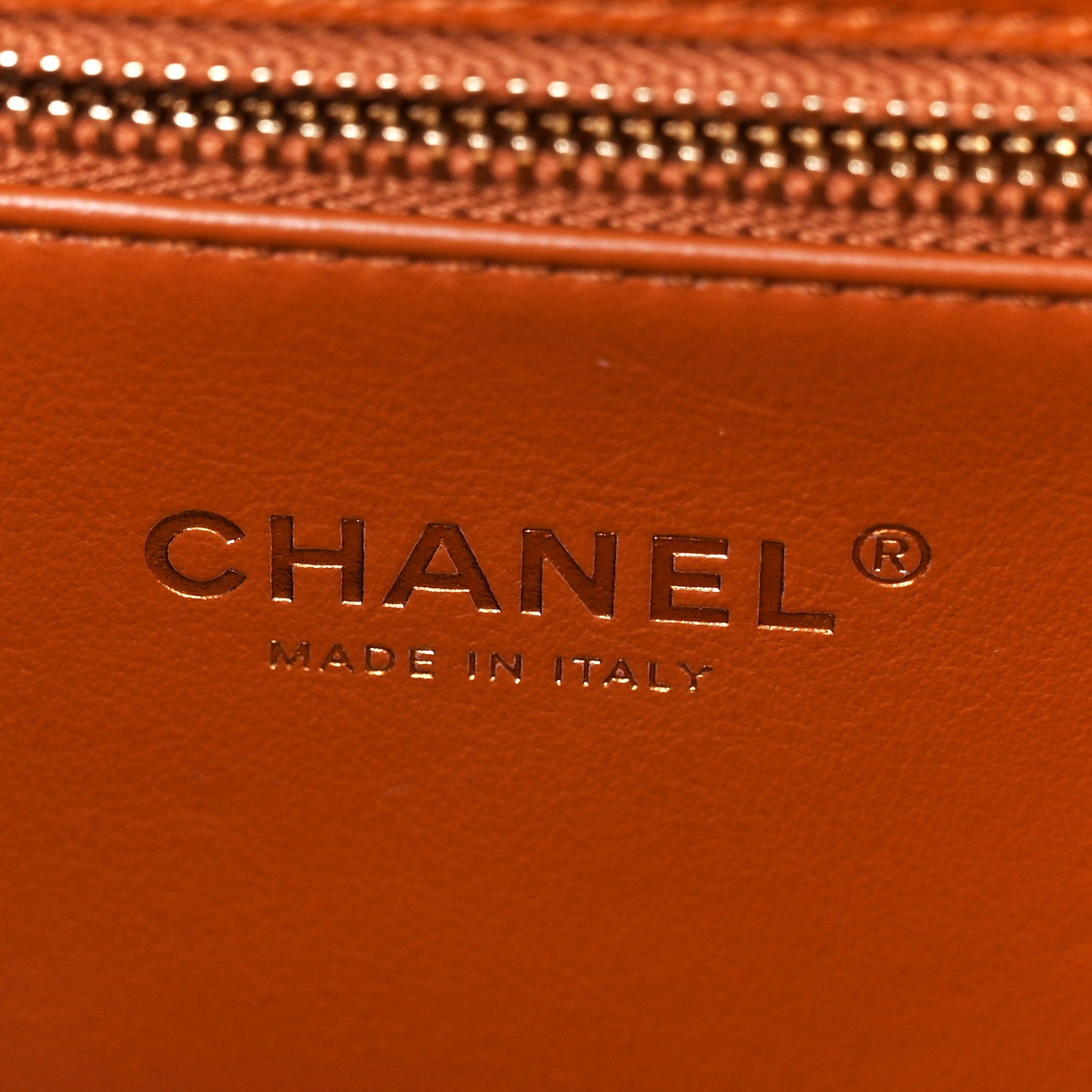 Chanel Caviar Quilted Chain Frame Flap Light Brown 6 of 12