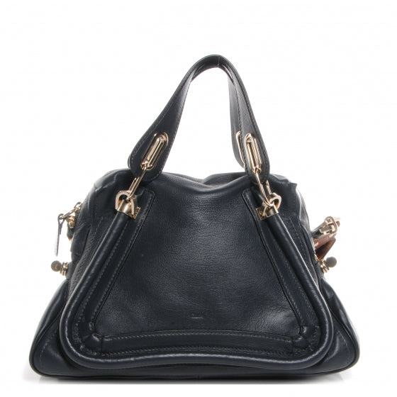 Chloe Leather Medium Military Paraty Navy 1 of 10