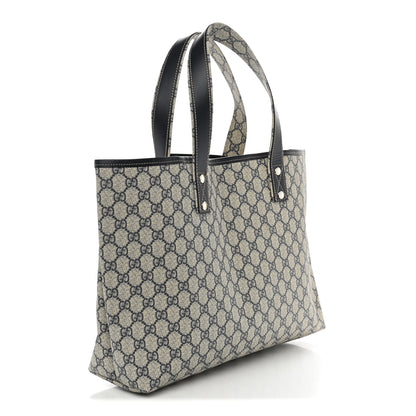 Gucci GG Plus Monogram Medium Signature Web Loop Tote Navy 3 of 11