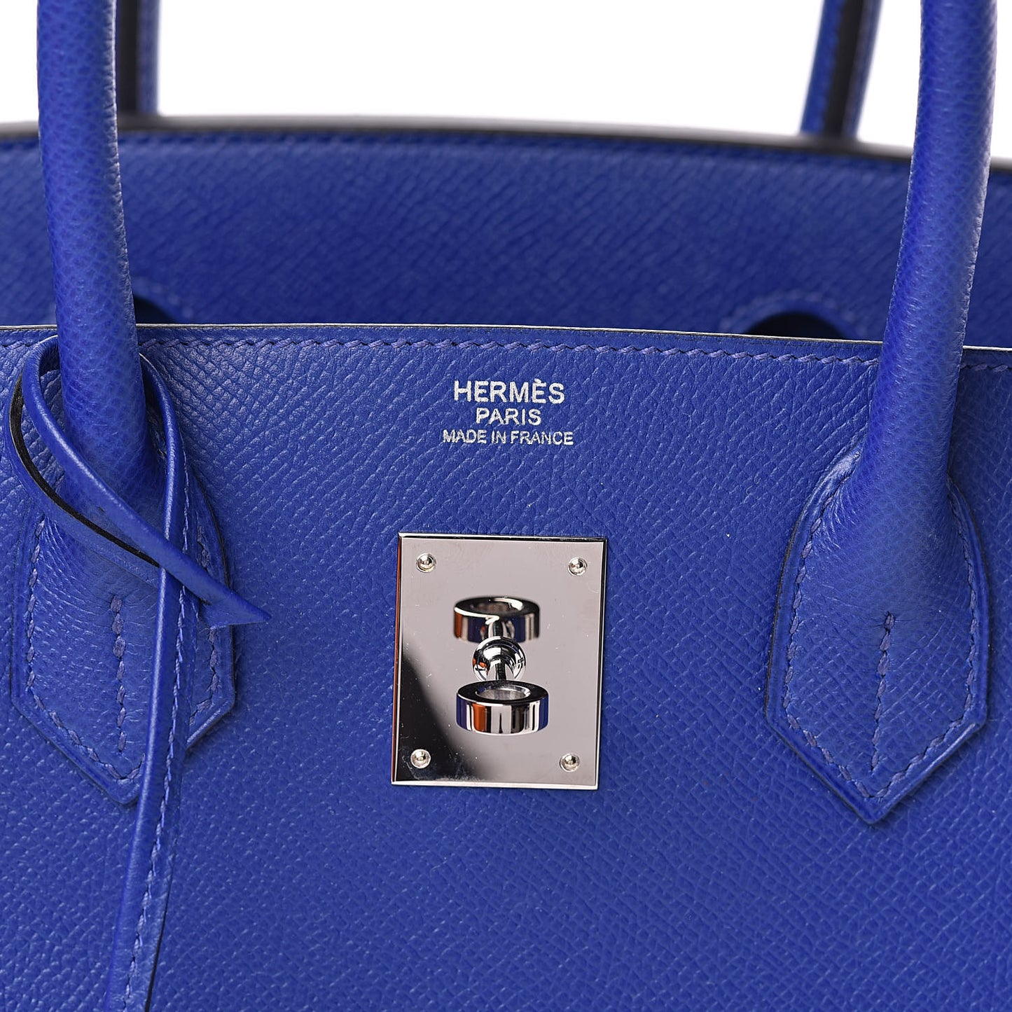 Epsom Birkin 30 Bleu Electrique