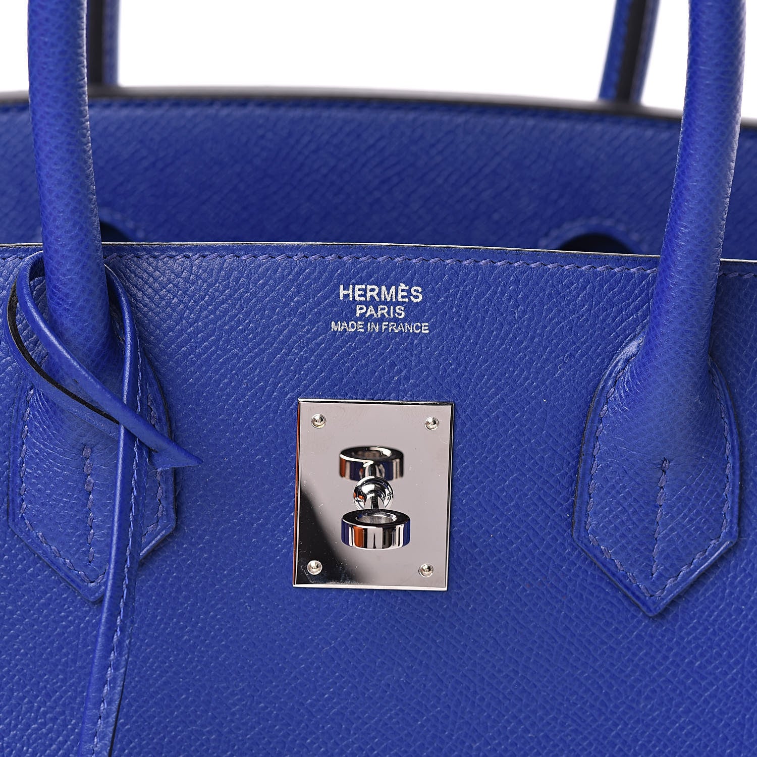 Hermes Epsom Birkin 30 Bleu Electrique 19 of 33
