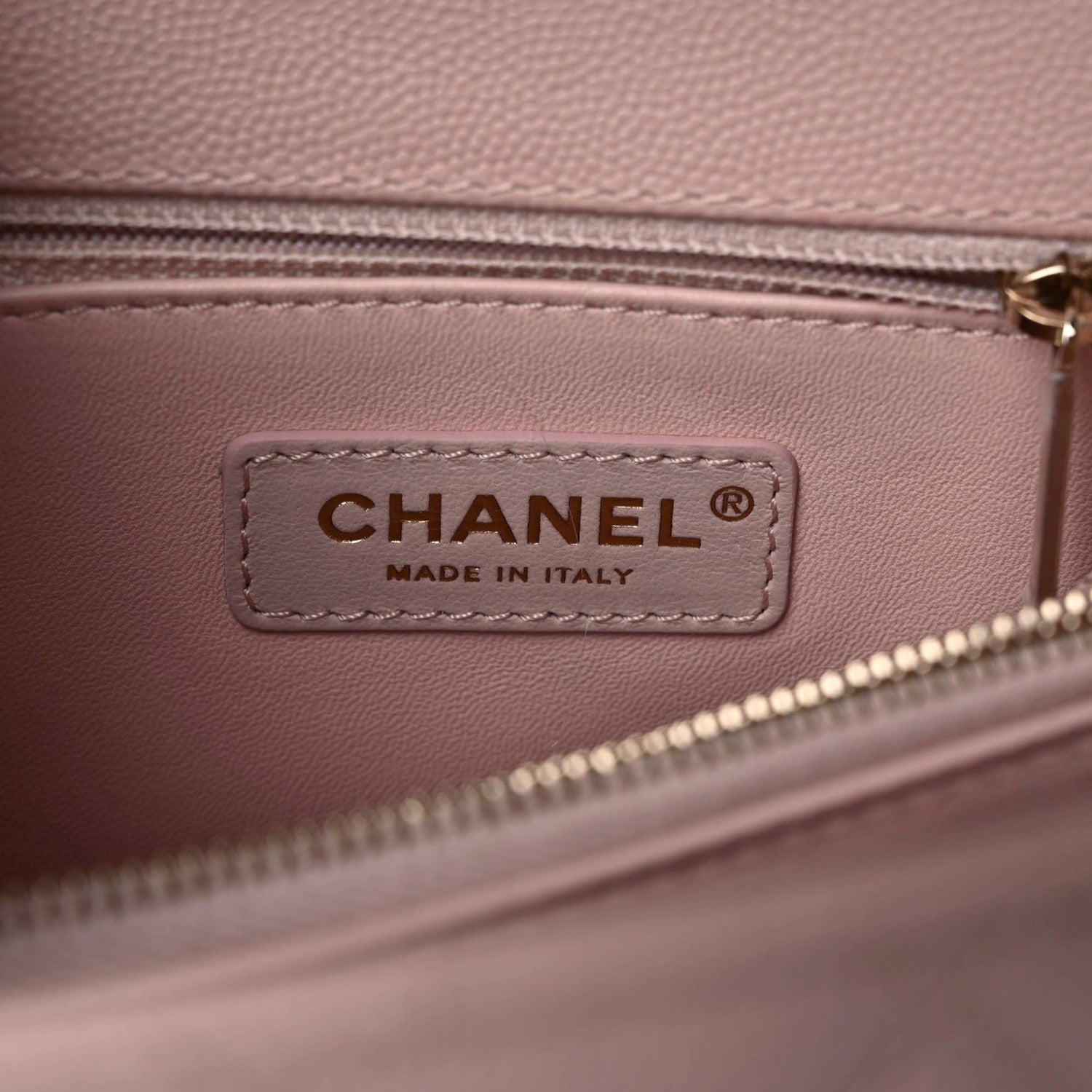 Chanel Caviar Quilted Small Coco Handle Flap Light Pink 6 of 12